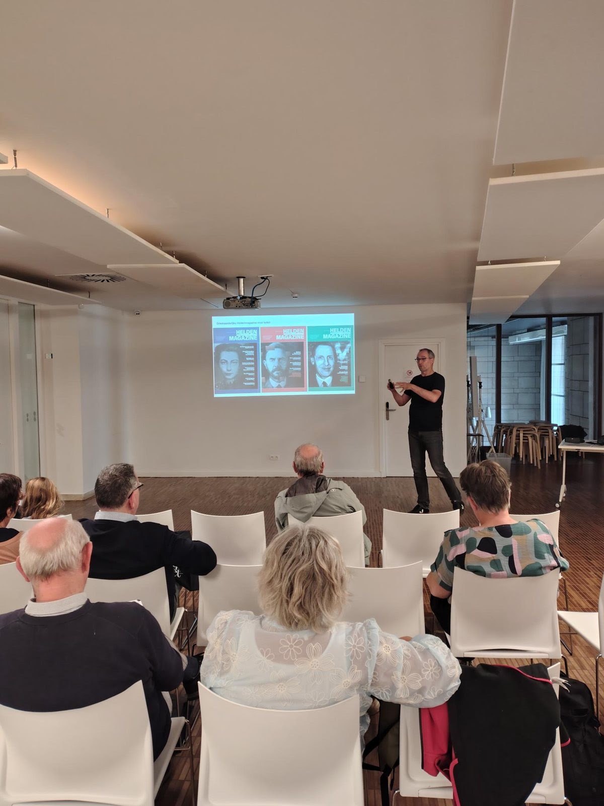 Een volle zaal tijdens de workshop